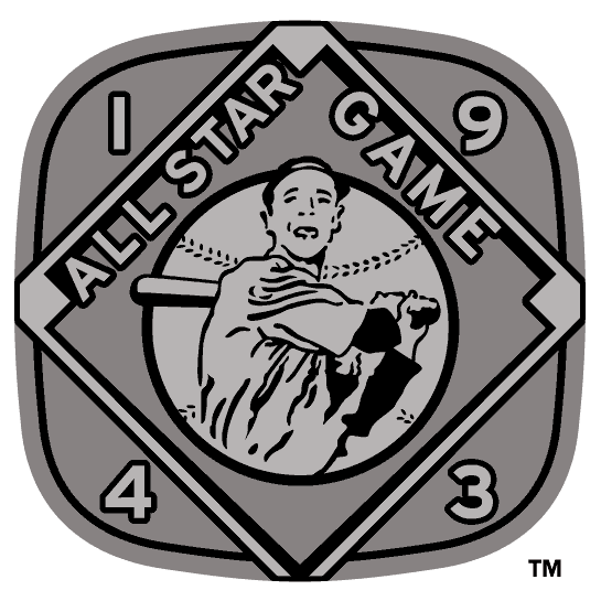 MLB All-Star Game 1943 Throwback Logo iron on transfers for T-shirts